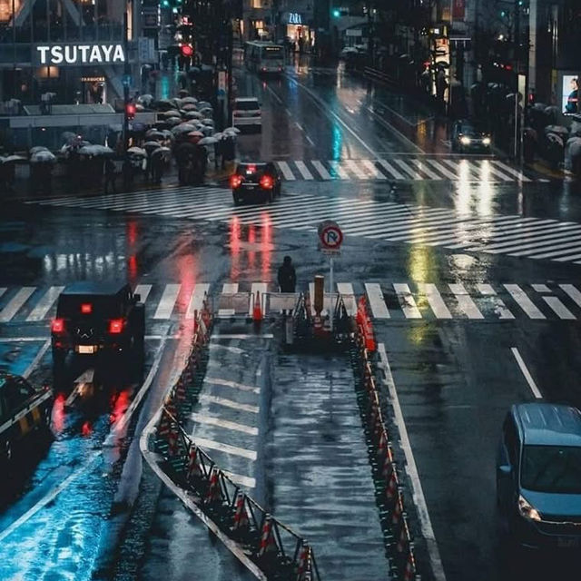 Rainy days in Tokyo, Japan 