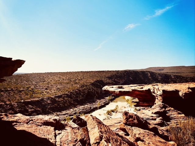 Kalbarri Natures Window! I see the world!😎🫣