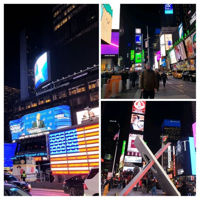 ✨ Nighttime Spectacle in the Heart of NYC! 🌃🗽 Times Square