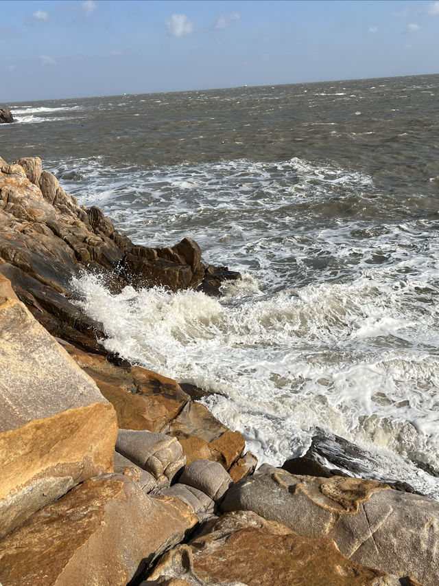 湄洲島鵝尾海蝕地質公園探索海洋的奧秘