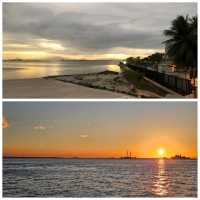 Manila Baywalk Dolomite Beach 看日落