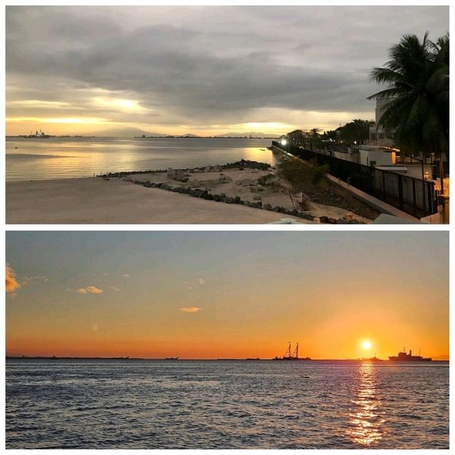 Manila Baywalk Dolomite Beach 看日落