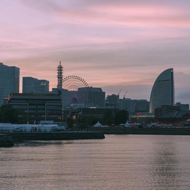 도쿄 근교 요코하마 야경 명소 오산바시 부두 