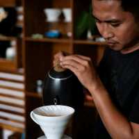 GIMBO COFFE ROASTERY | Having coffee by the rice fields