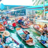 🇹🇭 Boat Ride  🔝 Local Floating Market