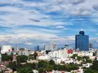 Mexico city skyline 