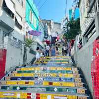 A colorful stairways celebrating Rio 