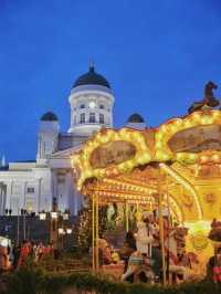 Helsinki | Pink and Purple Sunset and Christmas Market 🎄