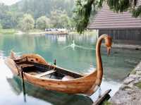 Tranquil Afternoons: Rowing on Lake Bled's Serene Waters