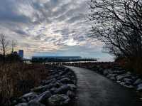 Twilight Tapestry: A Winter's Eve in Brooklyn