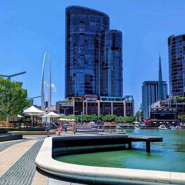 The Elizabeth Quay, a fantastic spot in Perth city centre!