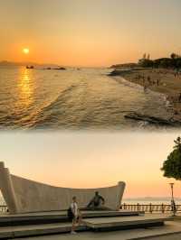 Golden Horizons: A Stunning Sunset at Zeng Cuo An Village, Xiamen