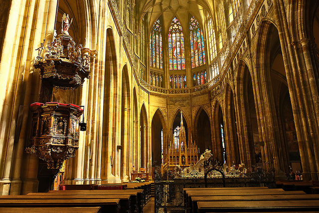 St Vitus cathedral Prague castle