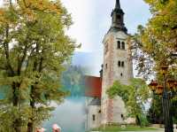 Serenity at Sunset: A Stroll Around Lake Bled