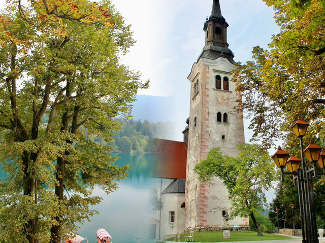 Serenity at Sunset: A Stroll Around Lake Bled