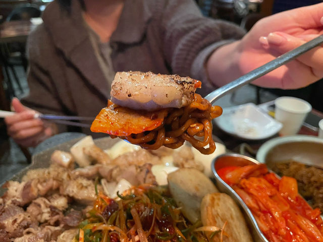 곱창과 철판짜파게티가 맛있는 이곳을 추천드립니다