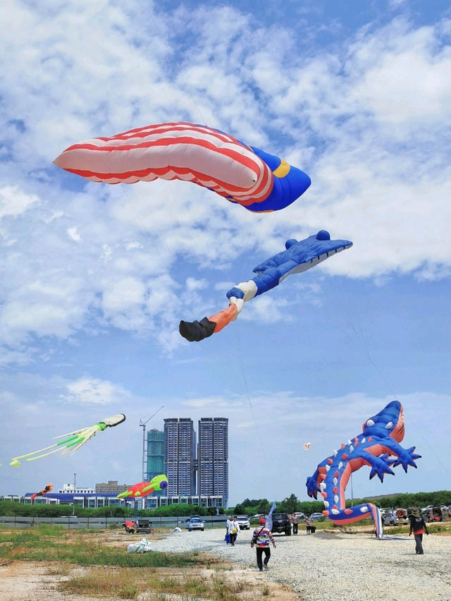 Gaint Kite Festival in Malaysia Day