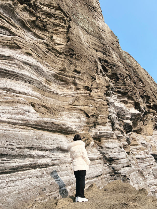 제주도 겨울 여행 스팟 용머리해안