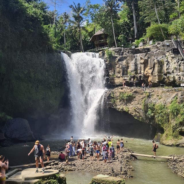 amazing waterfall in Bali 