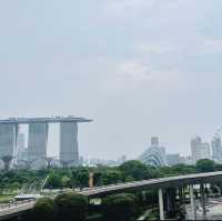 Marina barrage สวนสาธารณะลอยฟ้า