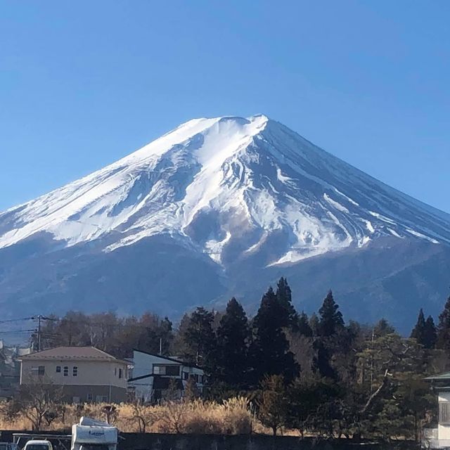 富士山🗻下河口湖🫶🏻河天一色❤️超令冬日景