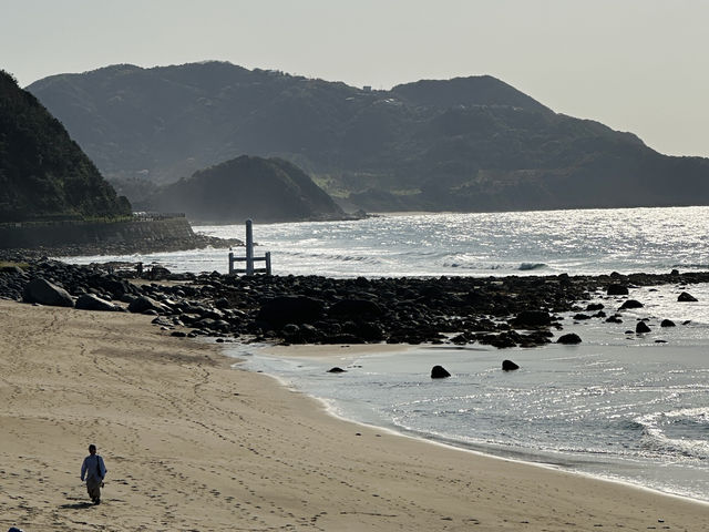 糸島日落絕美～櫻井二見浦白色鳥居⛩️