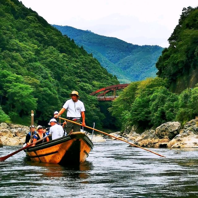 保津川漂流•渡月橋•竹林小徑•嵯峨野觀光小火車