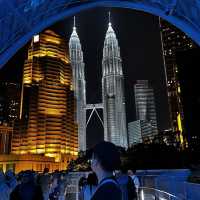 Kuala Lumpur by Night: KLCC and Saloma Bridge in Full Glow