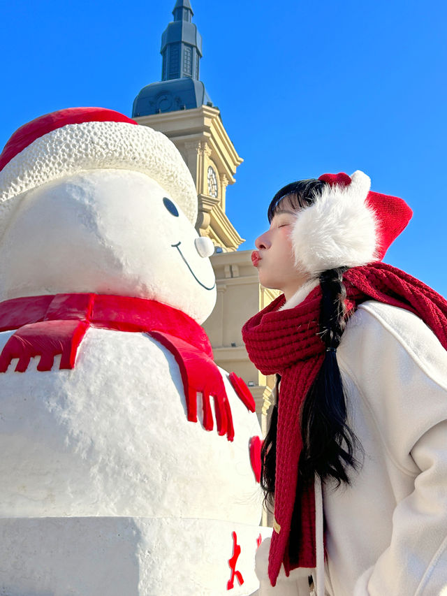 機位分享｜挑戰拍出空無一人的大雪人照