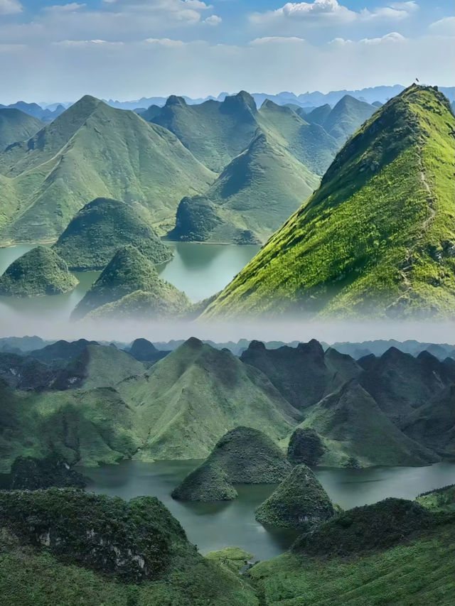 劍龍山｜廣西崇左的天際浪漫。