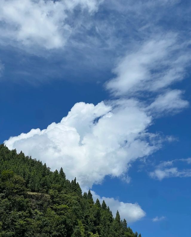 廬江溯溪好去處，三沖村