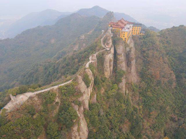 徒步登高紹興香爐峰