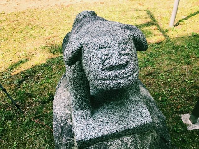 【盛岡天満宮】坂の先に待つかわいい狛犬たち