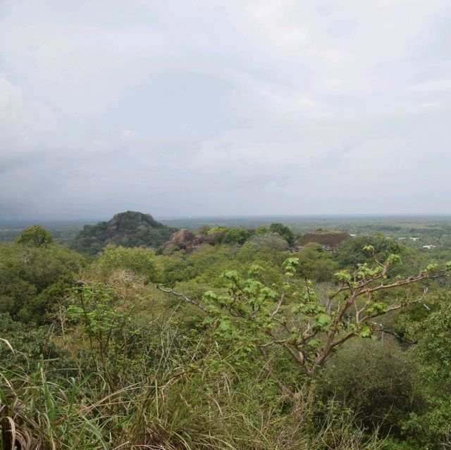 Breathtaking views from Mihintale hill 🇱🇰