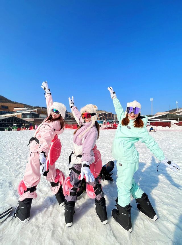 雲上草原滑雪。