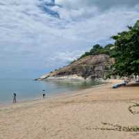 A Pristine Quiet Beach In Huahin