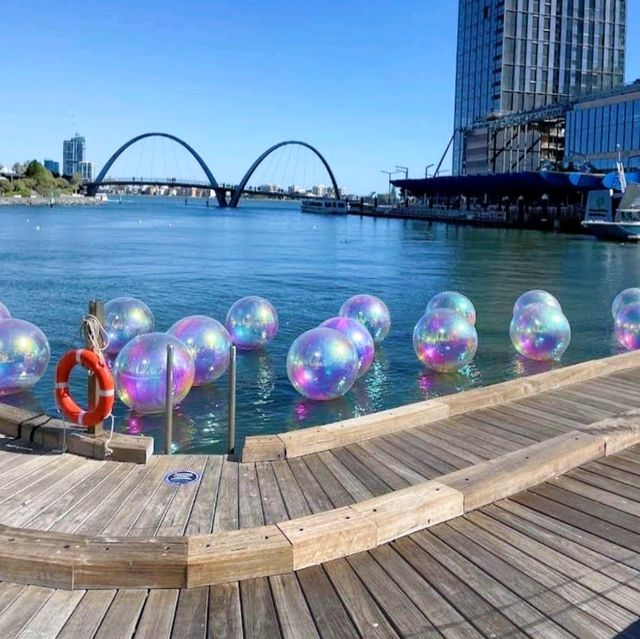 The Elizabeth Quay, a fantastic spot in Perth city centre!