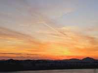 A breathtaking sunset view from Hanuel Park at Seoul