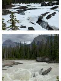 Natural Bridge winter vs summer 