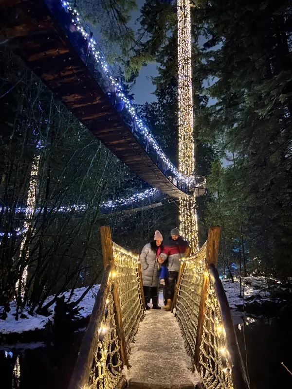 Visit Capilano Suspension Bridge Park's Light Show Before It Ends