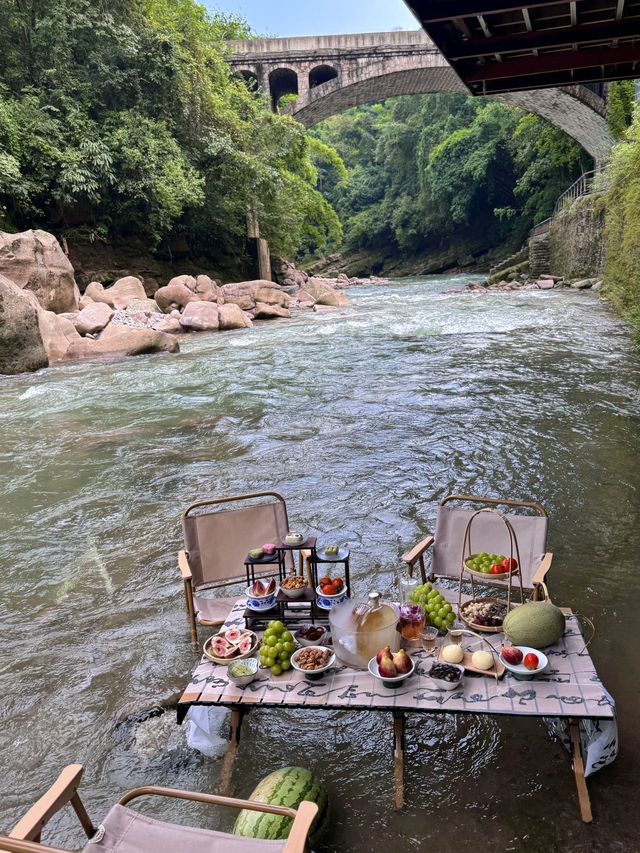 青城山剛剛退房！森林木屋溫泉私湯太愜意了！。