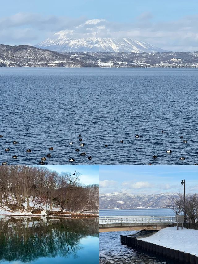 北海道洞爺湖冬天美如畫