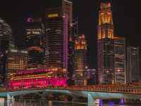 Night View at Singapore Marina Area