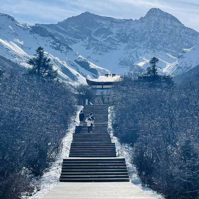 อุทยานแห่งชาติหวงหลง Huanglong ประเทศจีน