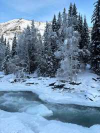 新疆雪山風景！