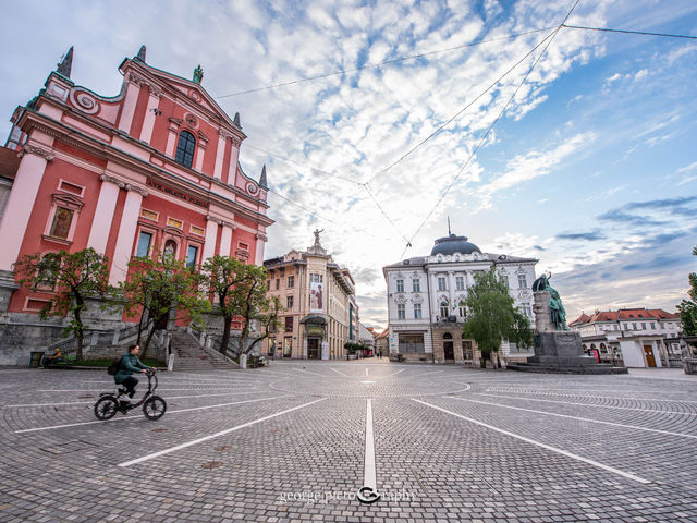 Strolling in Capital of Slovenia, Ljubljana City Center