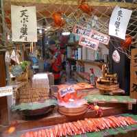 かに銀長腳蟹任食 + 錦市場 