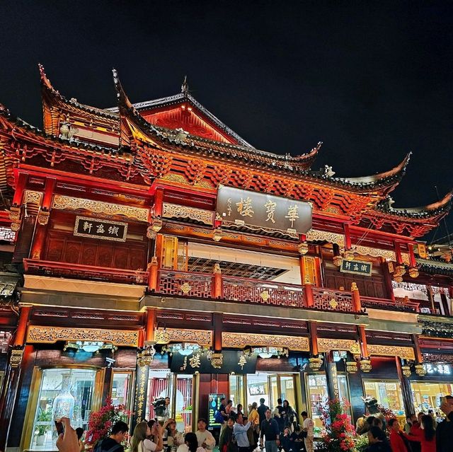 An Enchanting Evening at Yu Garden (豫园): Food, Shopping, and Nighttime Magic!