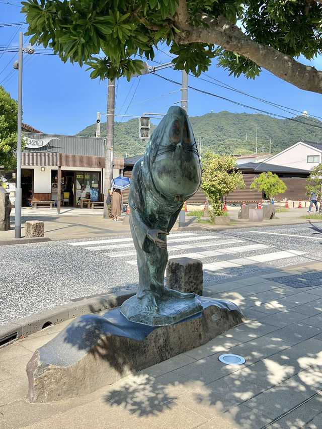 Mizuki Shigeru Road in Sakaiminato