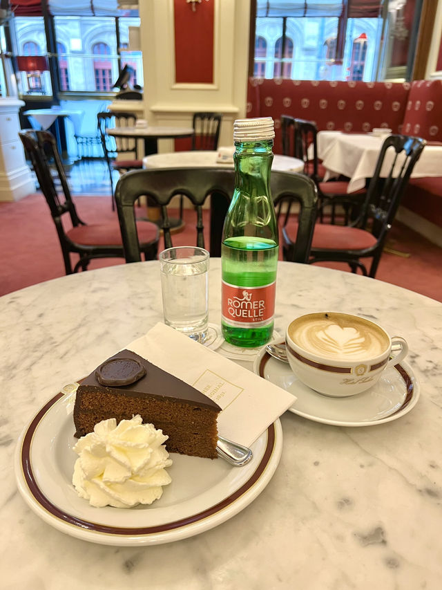 The world-famous Sacher-Torte